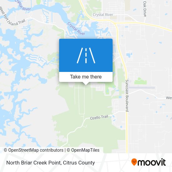 Mapa de North Briar Creek Point
