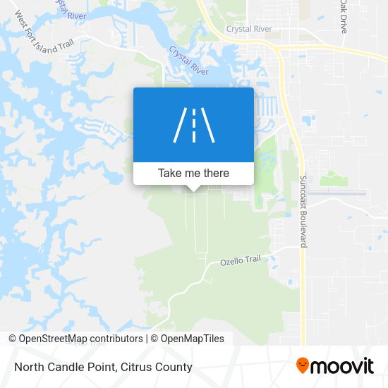 North Candle Point map