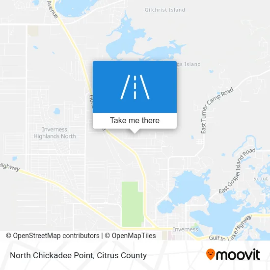 North Chickadee Point map