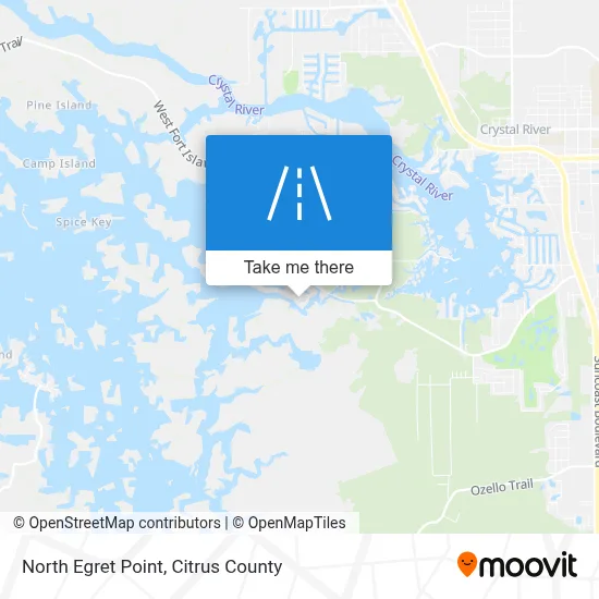 North Egret Point map