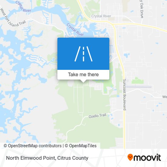 North Elmwood Point map