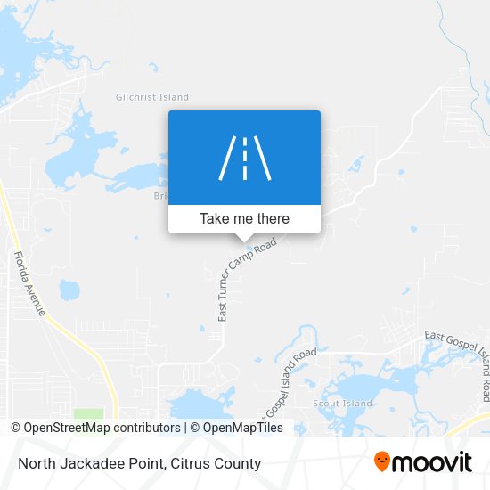 Mapa de North Jackadee Point