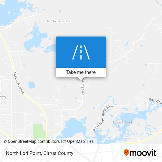 North Lori Point map