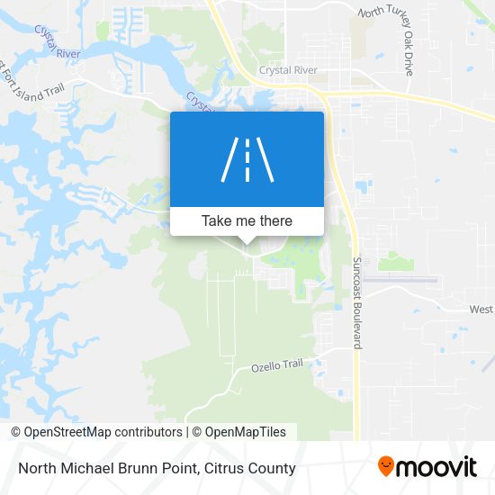 North Michael Brunn Point map