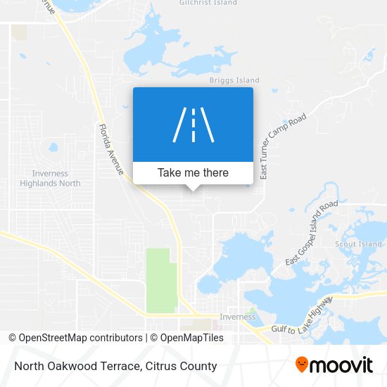 Mapa de North Oakwood Terrace