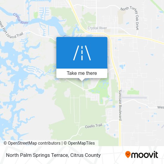 Mapa de North Palm Springs Terrace