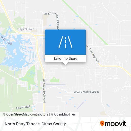North Patty Terrace map