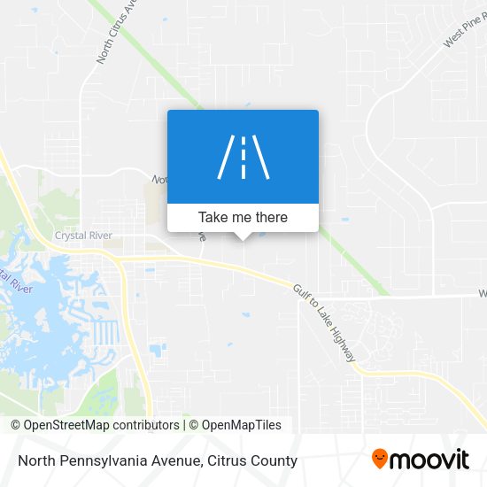 North Pennsylvania Avenue map