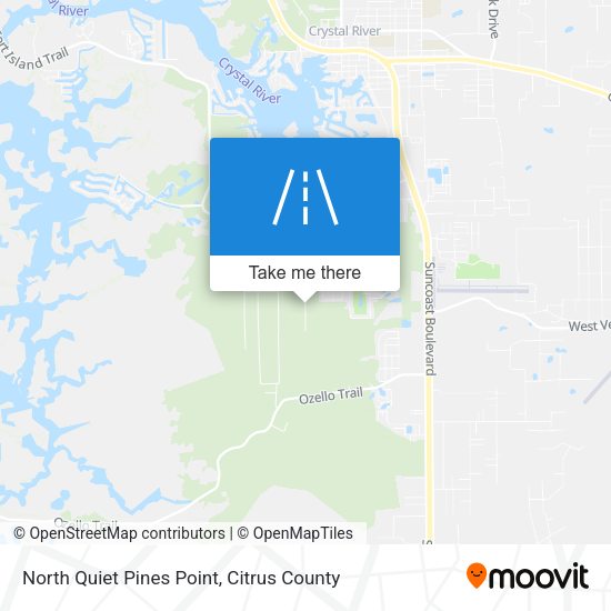 Mapa de North Quiet Pines Point
