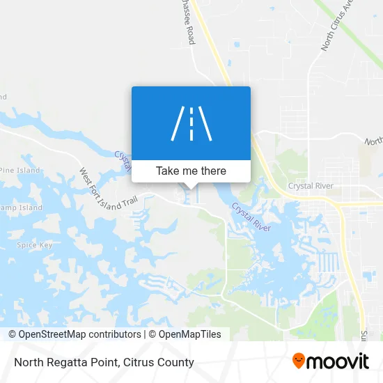 North Regatta Point map