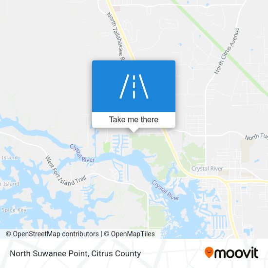 North Suwanee Point map