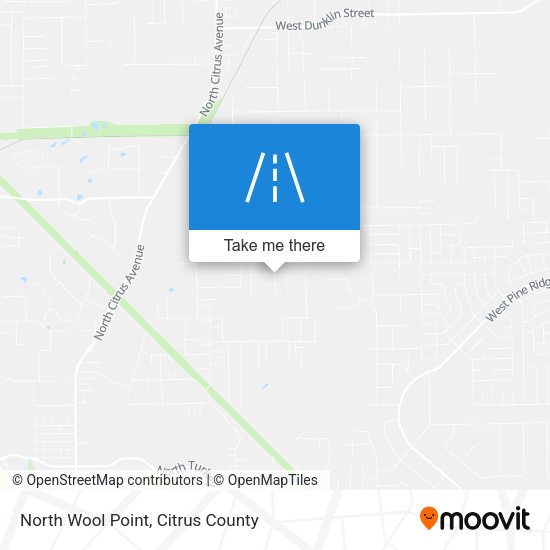North Wool Point map