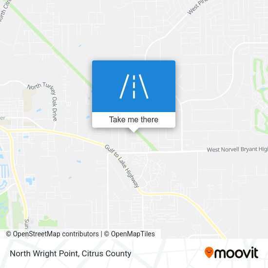North Wright Point map