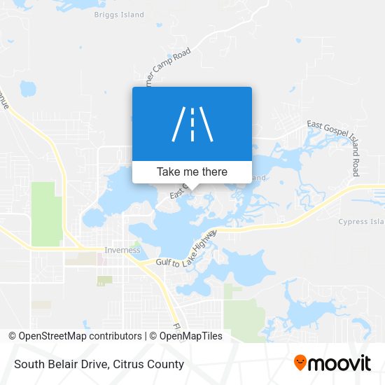 South Belair Drive map