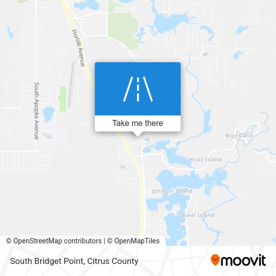 Mapa de South Bridget Point