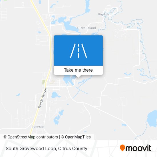 South Grovewood Loop map