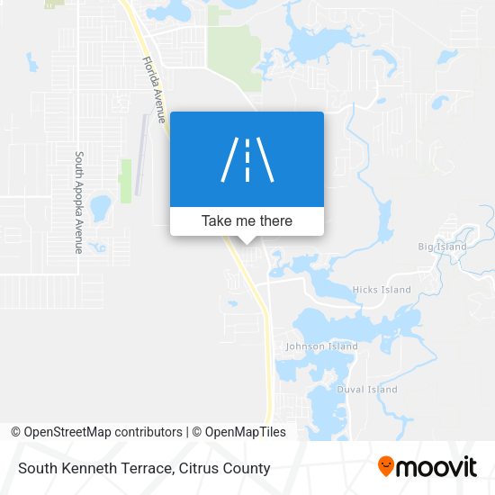 South Kenneth Terrace map