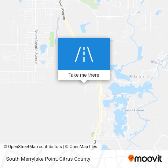 Mapa de South Merrylake Point