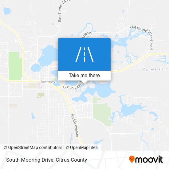 South Mooring Drive map
