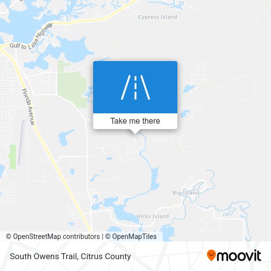 Mapa de South Owens Trail