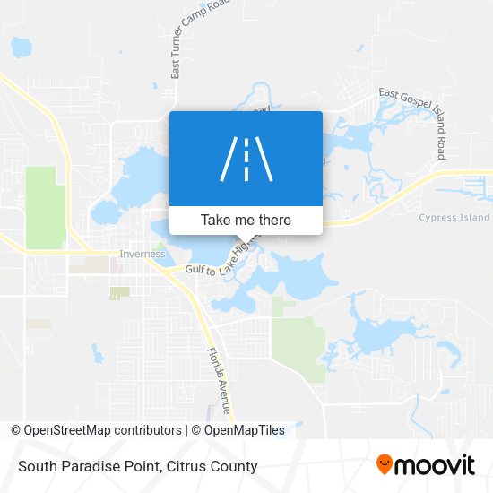 South Paradise Point map