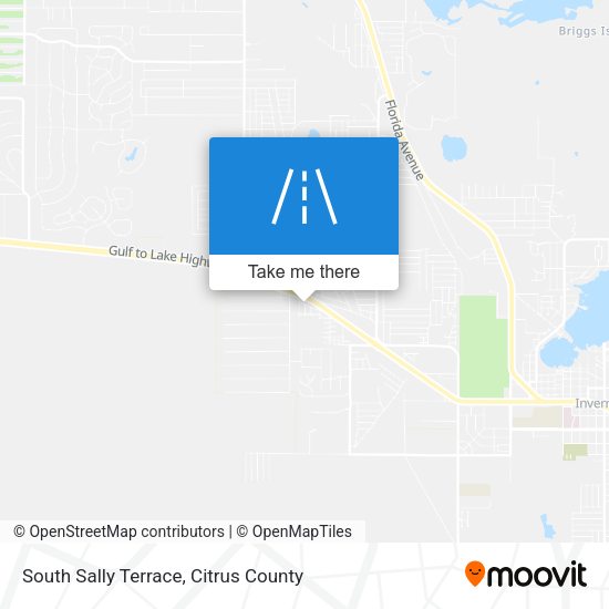 South Sally Terrace map