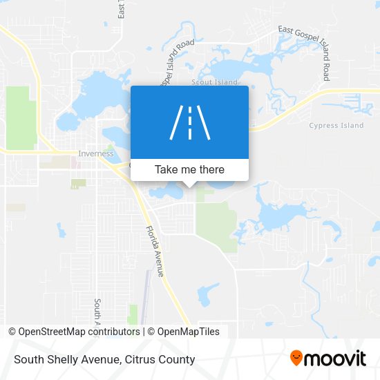 South Shelly Avenue map