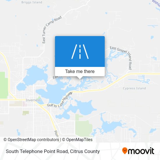 South Telephone Point Road map