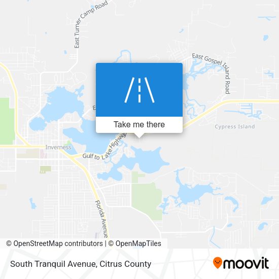 Mapa de South Tranquil Avenue