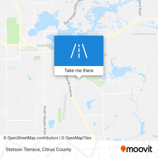 Stetson Terrace map