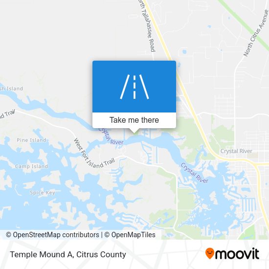 Temple Mound A map