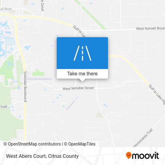 Mapa de West Abers Court