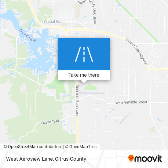 West Aeroview Lane map
