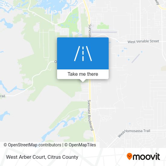 West Arber Court map