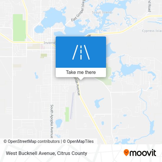 Mapa de West Bucknell Avenue