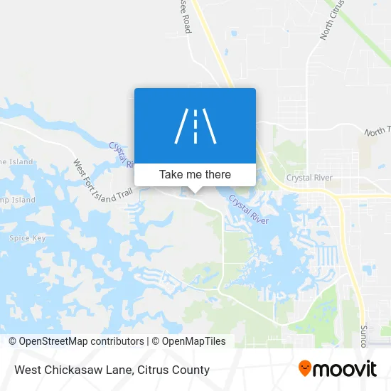 West Chickasaw Lane map