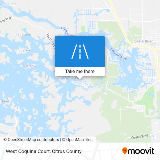 West Coquina Court map