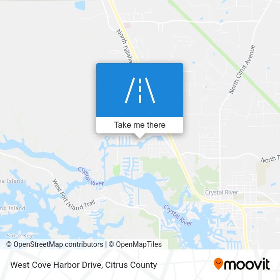 West Cove Harbor Drive map