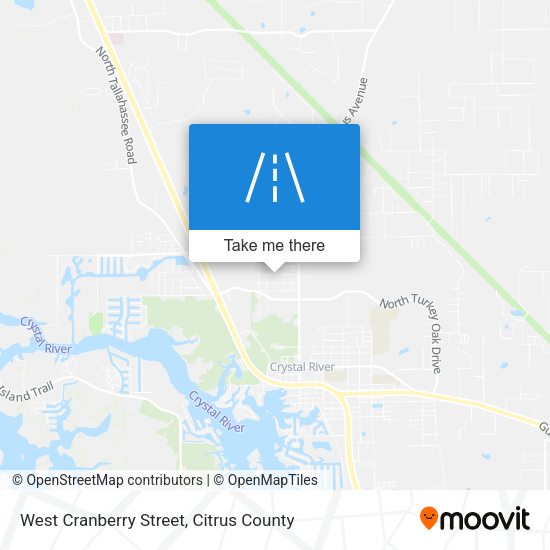 West Cranberry Street map