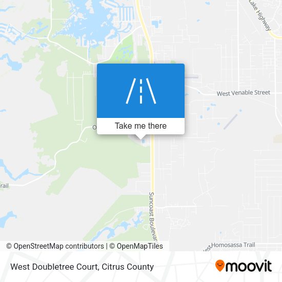 West Doubletree Court map