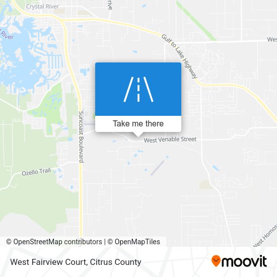 West Fairview Court map