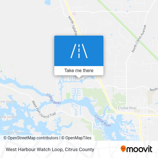 West Harbour Watch Loop map