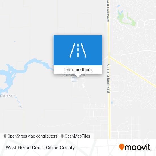 West Heron Court map