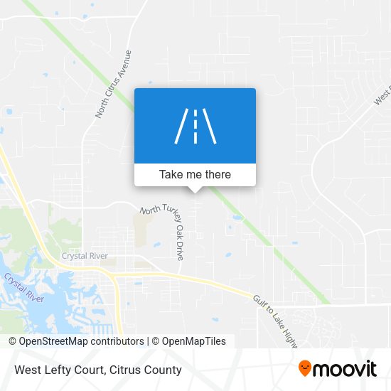 West Lefty Court map
