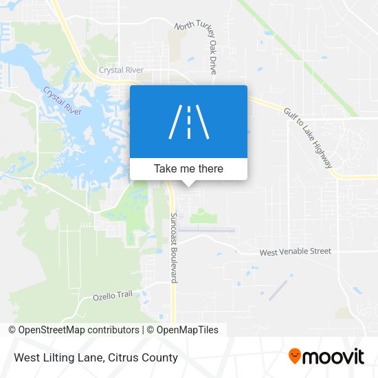 Mapa de West Lilting Lane