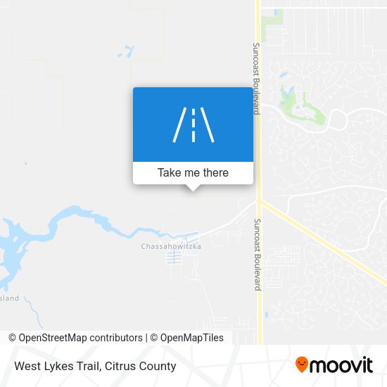 West Lykes Trail map
