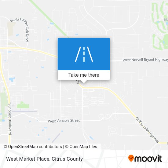 West Market Place map