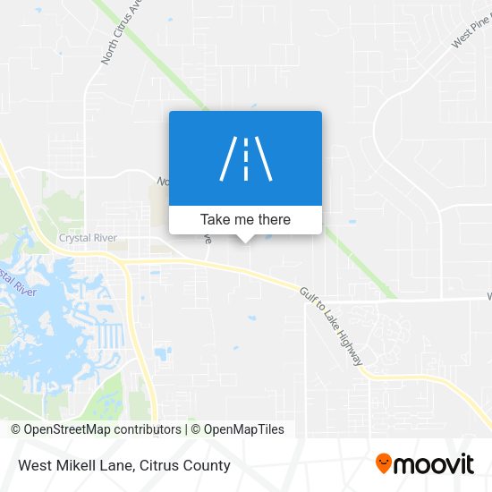 West Mikell Lane map