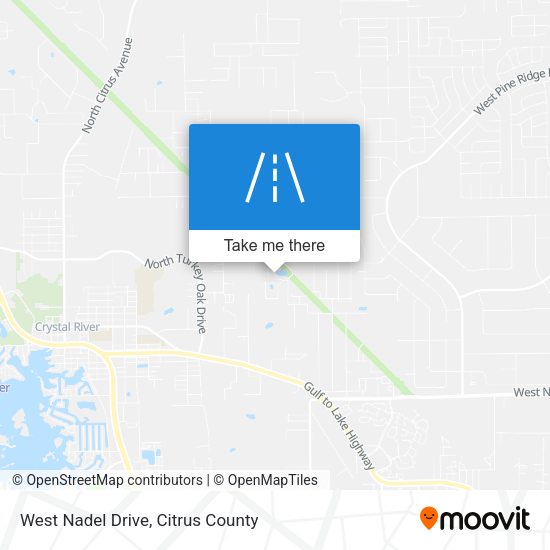 West Nadel Drive map