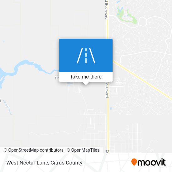 West Nectar Lane map